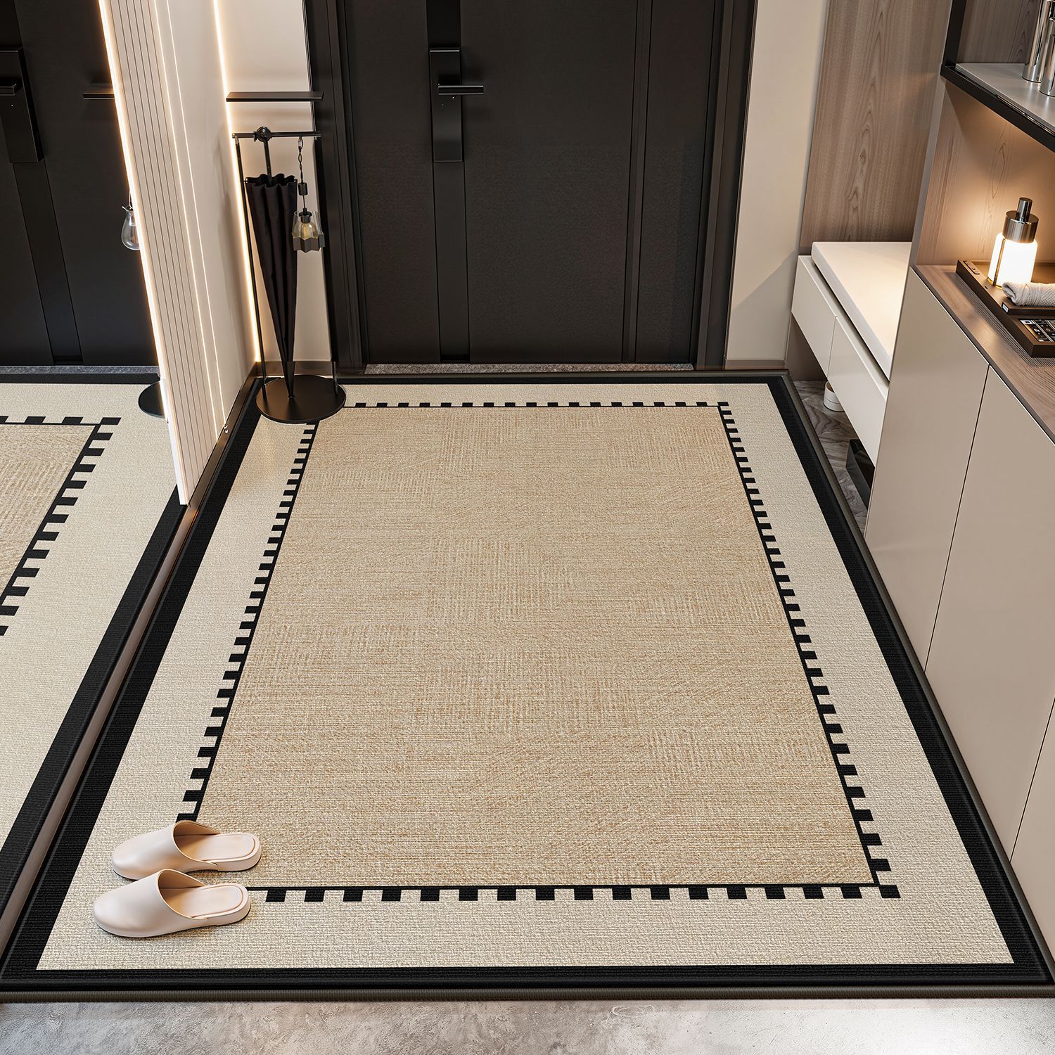 Floor Mats, Entrance Door, Entrance Carpet, Door, Household Door Mats, Non-Slip Living Room, High-End Entrance Door Mats, Easy to Care for