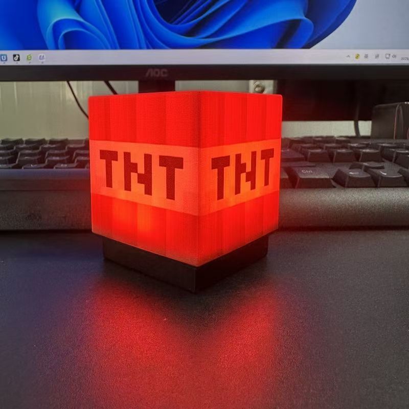 Minecraft ブロックナイトライト充電ゲームデスクトップ装飾品装飾雰囲気ライト子供のおもちゃの誕生日ギフト|undefined