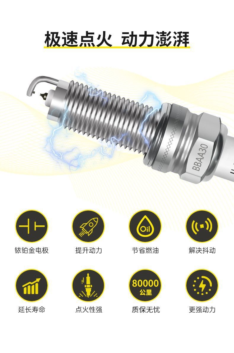 L5U Kolint Double Iridium Spark Plug Suitable for Volkswagen Polo Bora Lavida Sagitar Magotan CC Passa