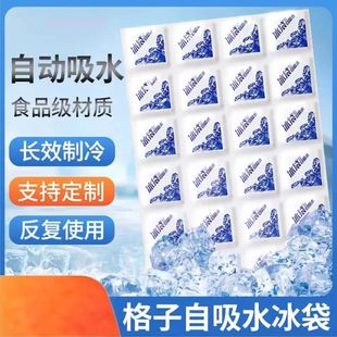 Water-Free Self-Absorbing Aviation Ice Bag for Fruit, Seafood, Food Preservation, Refrigeration, Express Delivery, Special Frozen Reusable Ice Bag