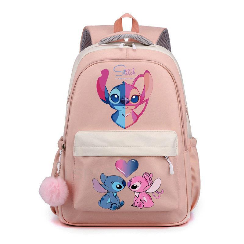 Stitch niños bolso de escuela mochila moda niños mochila de viaje lindo niño niña libro mochila