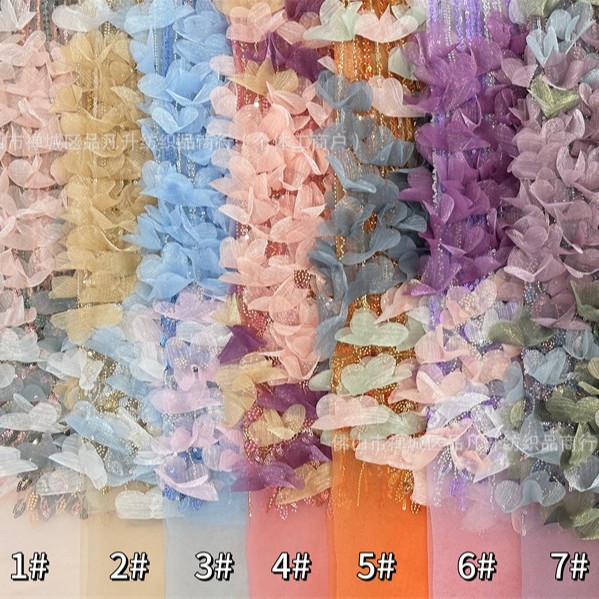 Modas de alta definición tridimensional flores vestidos de cinturón de diseño femenino nicho vestido romántico tejido bordado