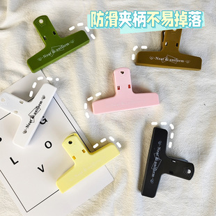 复古塑料夹子冰箱贴磁吸照片夹手账磁铁装饰贴吸铁石长尾夹文件夹-阿里巴巴