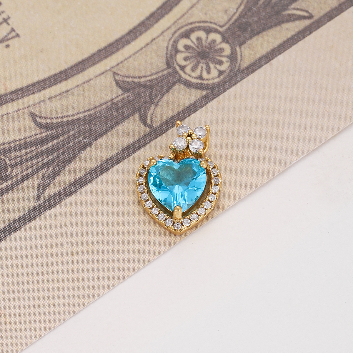 5g Weight Pendant, Chain Jewelry Making Type Copper Chain Material 1 Piece Quantity Holiday, Daily Occasion Copper Material Portrait, Heart Shape Pattern Unisex Gender Plating Design Retro, Simple Style Style 1 Piece Copper Portrait Heart Shape Pendant Chain 42