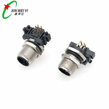 m12���ղ��^ PCB�叝��B���� A��2P 3P 4P 5P 6P 8P 12P��ĸ���^