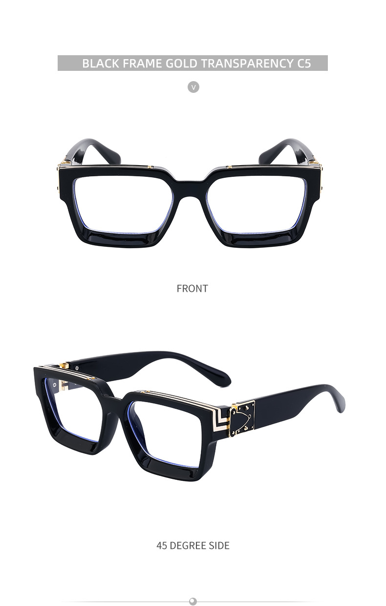 58g Weight Full Frame Glasses Structure Sunglasses Classification PC, UV400 Protection Lens Material Square Glasses Style Outdoor, Travel, Fishing Occasion Solid Color Pattern All Seasons Season Women's Gender Retro Style Retro Solid Color PC UV400 Protection Square Full Frame Women's Sunglasses 15
