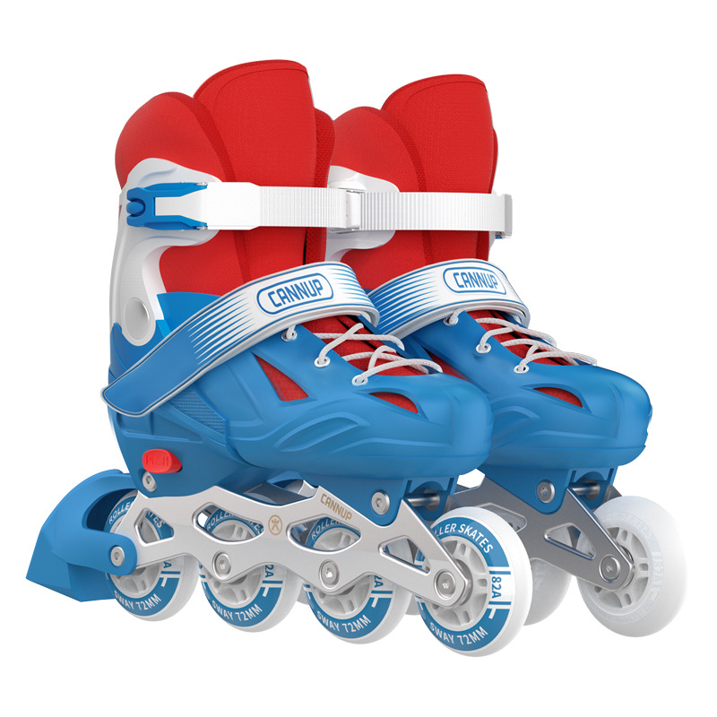 Komplette Sets Kinder-Rollschuhe für Mädchen und Jungen, Anfänger-Inlineskates, Eislaufsport-Outdoor-Ausrüstung_voghion.com