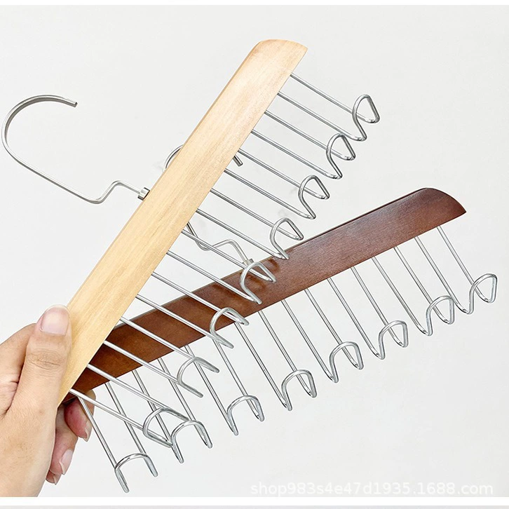 Фабрика прямых продаж многофункциональный восемь крючков из массива дерева вешалка с нижним бельем жилет держатель для хранения одежды одежды вешалки оптом