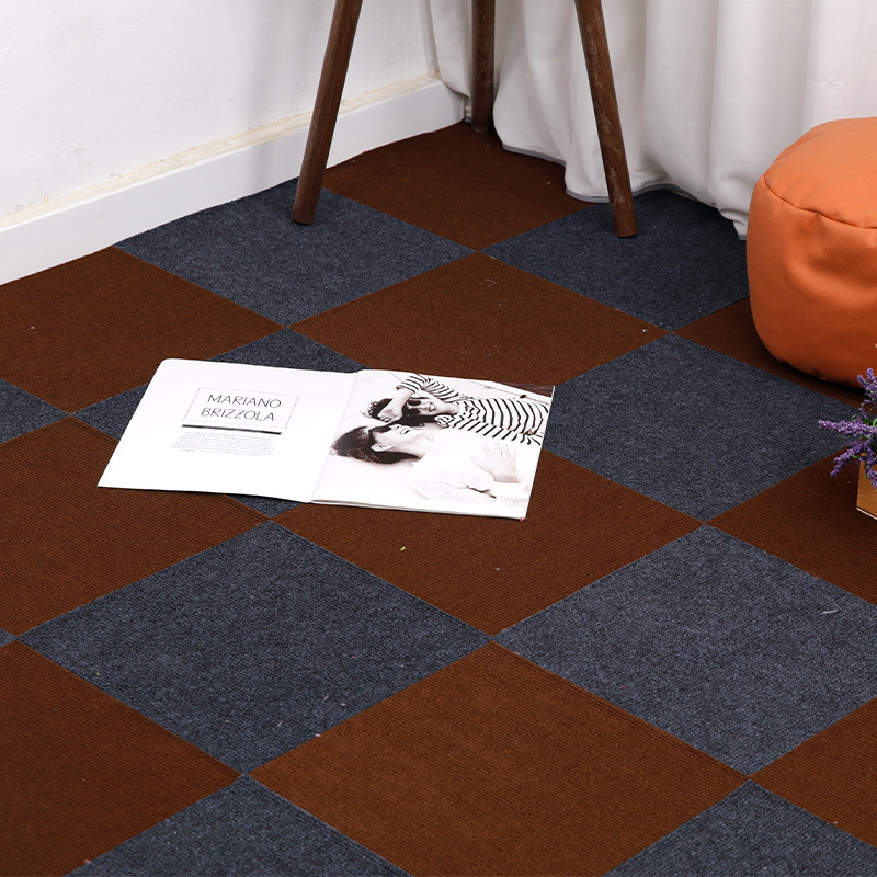 Tapete Modular Autoadhesivo de Poliéster Antideslizante para Sala de Estar y Dormitorio