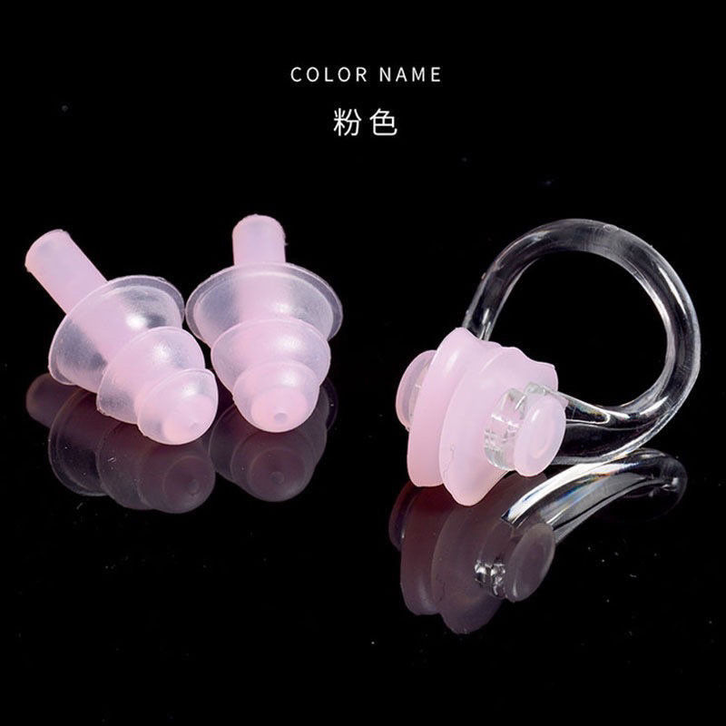 Natación clip nasal tapones de silicona tapones nasales infantiles anti-asfixia buceo adultos tapones profesionales anti-agua comercio exterior