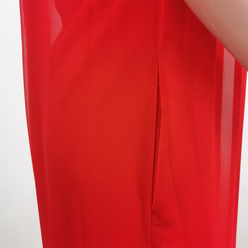 350g Weight Full Length Pants Length Polyester, Chiffon Fabric Type Mid Waist Waist Line Jumpsuits Pants Type Inelastic Elasticity Holiday, Family Gathering, Tea Party Occasion Loose Fit Type Solid Color Pattern Summer, Spring Season Women's Gender Simple Style, Classic Style Style Women's Holiday Family Gathering Tea Party Simple Style Classic Style Solid Color Full Length Jumpsuits 40