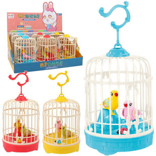 6 voice-controlled induction bird cages 2262 simulation will be called Parrot stall night market maternal and child boutique temple fair children's toys