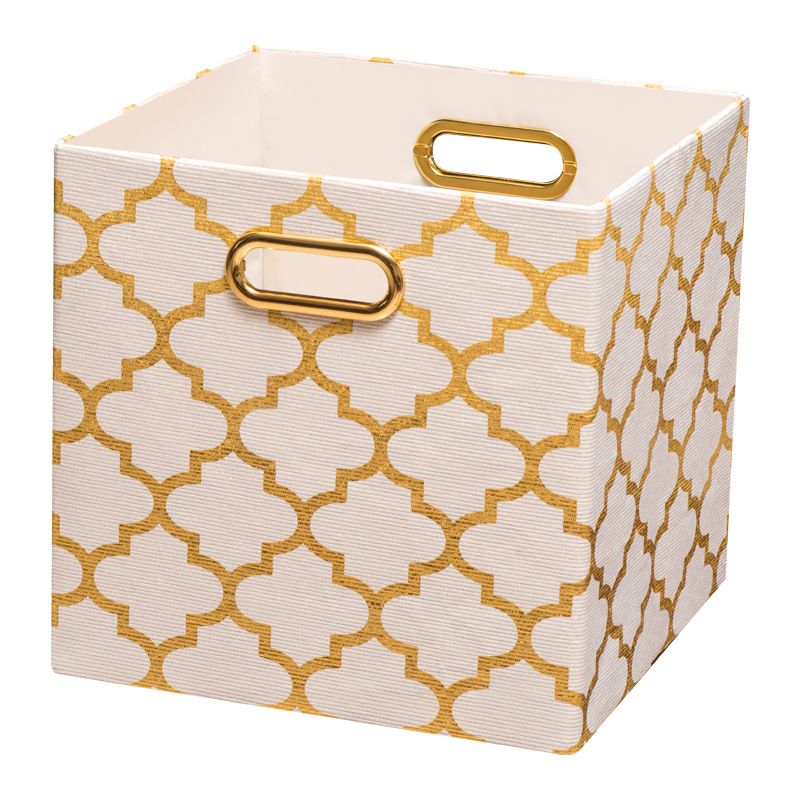 纸布折叠收纳箱杂物整理储物箱带盖户外旅行衣物便携防尘收纳盒