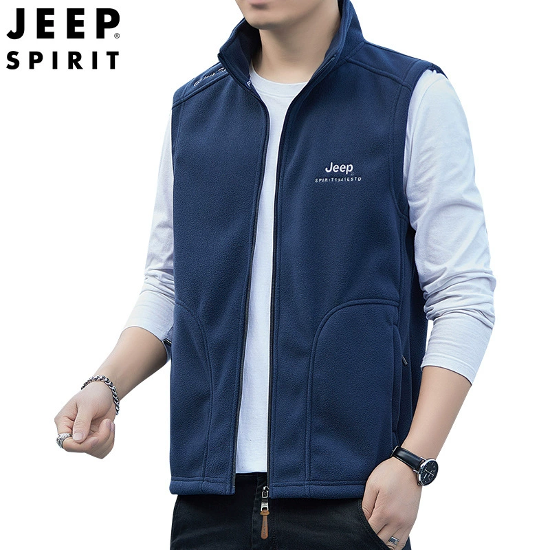 Jeep, осенняя удобная жилетка, кардиган, майка, куртка