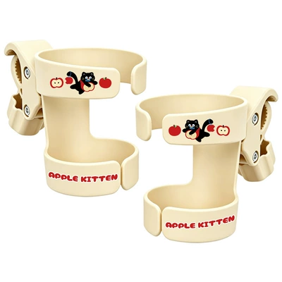 Hollow-Out Holder for Milk Tea Other Electric Vehicle Accessories - beige-apple-black-cat