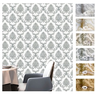 Modern European 3d three-dimensional relief printing decorative wallpaper porch living room box hotel hairdressing shop senior wallpaper