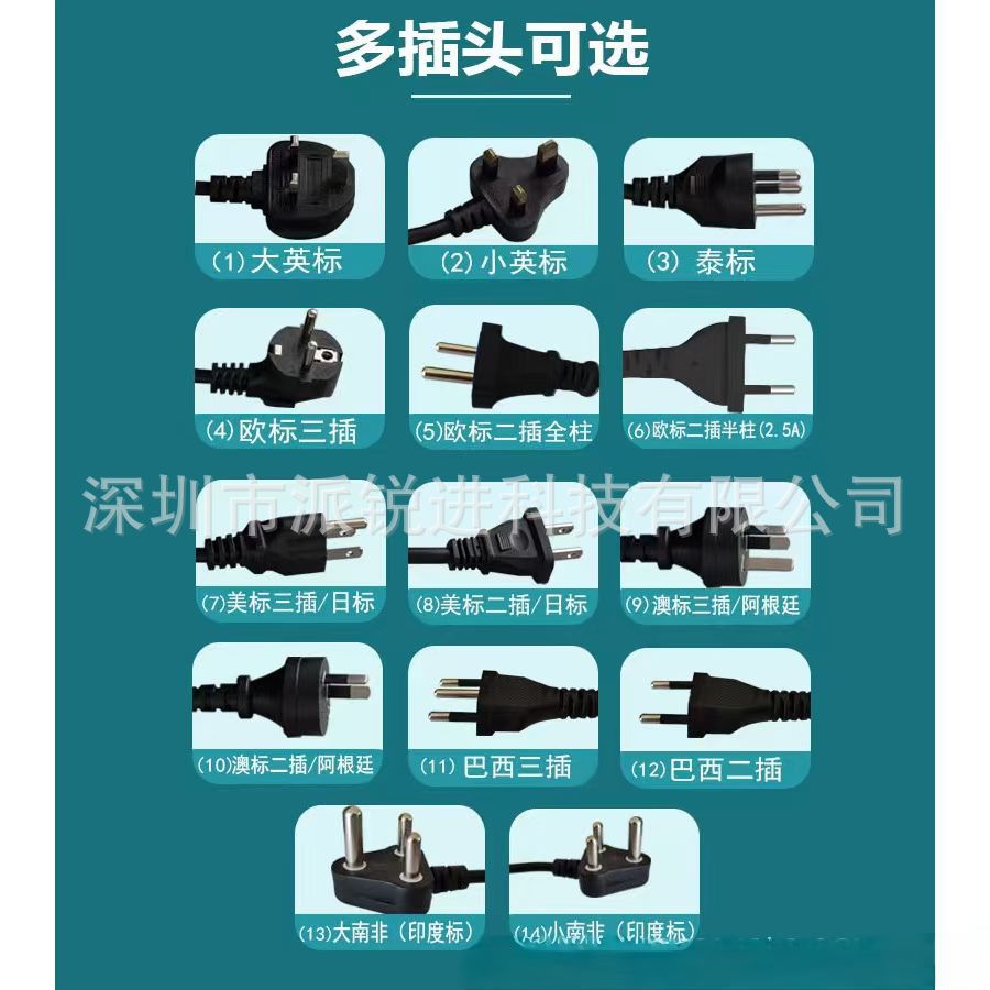Panel de conexión estándar británico y americano 3m 5m Sudamérica comercio exterior multi-USB 230V Vietnam Tailandia suministro de enchufe estándar europeo
