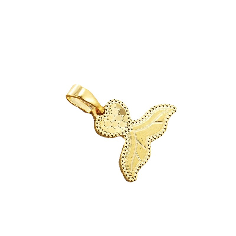 Xupe joyería nueva panal amor corona flor colgante cobre chapado en oro escala de peces superficie moda geométrica colgante creativo