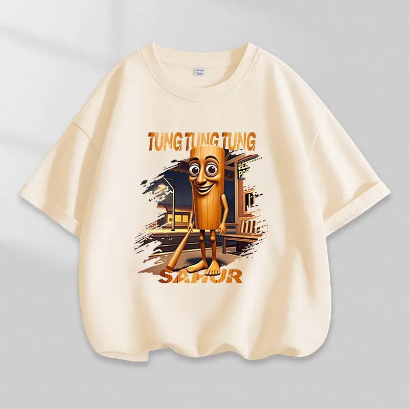 NASA アメリカの山と海の経典半袖子供用夏木棒忍者純綿 Tシャツ男の子と女の子のためのトレンディなトップス|undefined