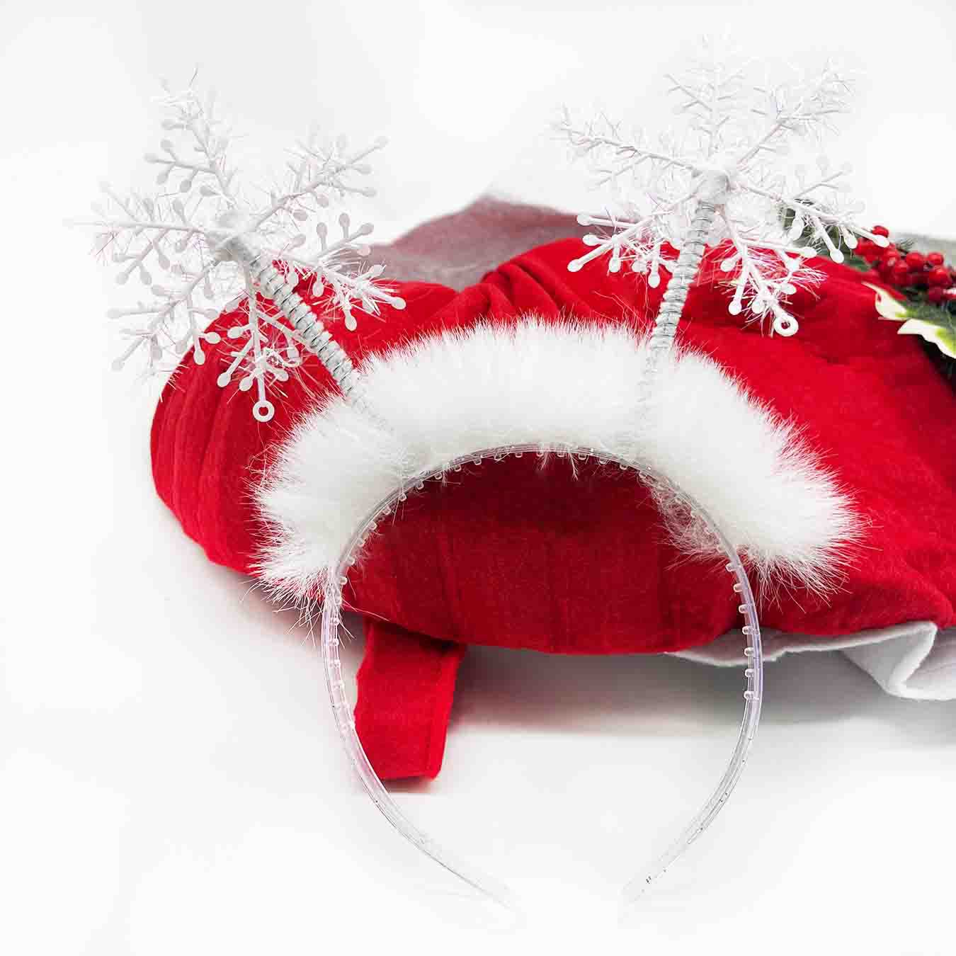 Comercio exterior decoraciones de Navidad tocado copo de nieve diadema nuevo Popular Europeo, americano, japonés y coreano fiesta suministros