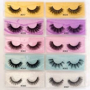 European and American Cross-Border Amazon 6D Imitation Mink Hair False Eyelashes Natural Thick Stereo Eyelashes Manufacturer Wholesale Spot