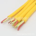 黄色灰色黑色软PVC弹性体RVV/h07vv-f铜芯电源线