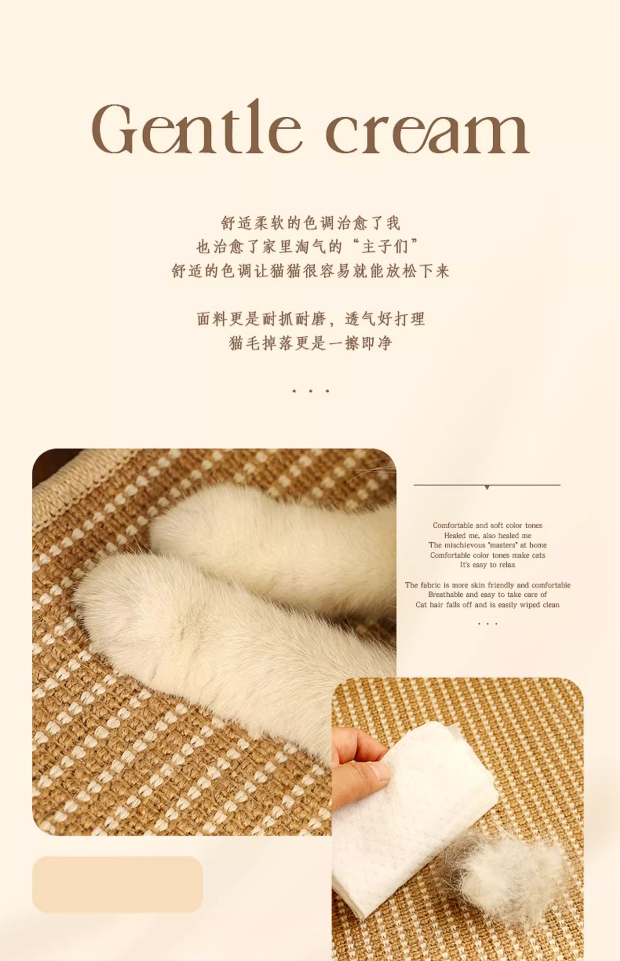 剑麻猫抓板猫窝耐磨猫咪玩具猫爪板耐抓不掉屑宠物用品猫咪躺椅