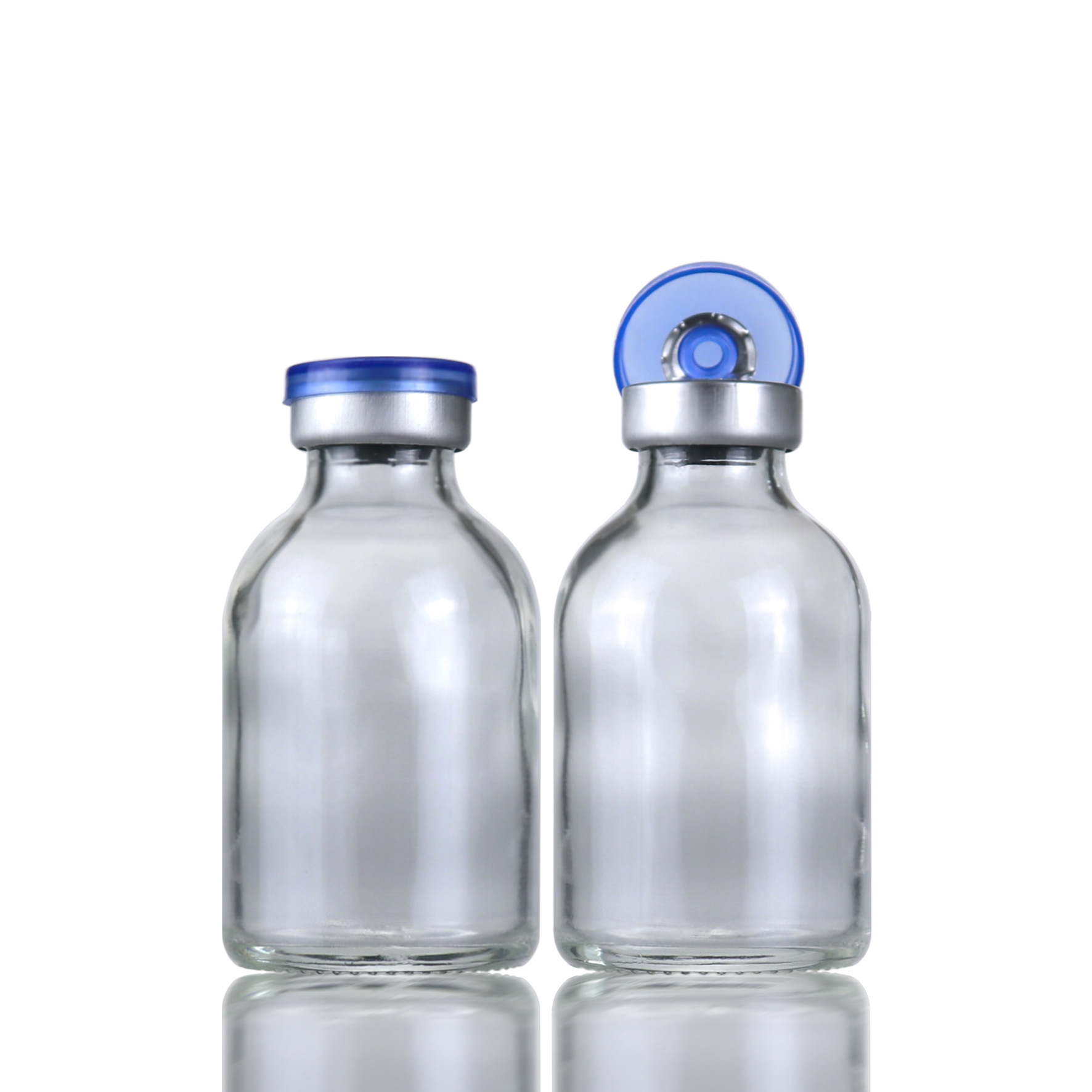 现货30ml模具西林瓶  透明针剂瓶 药用玻璃瓶 原液瓶