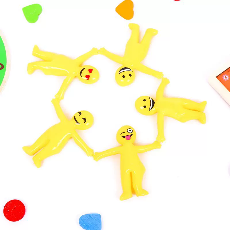 弹射小黄人发射玩具四种表情粘粘玩具地摊玩具益智玩具新款