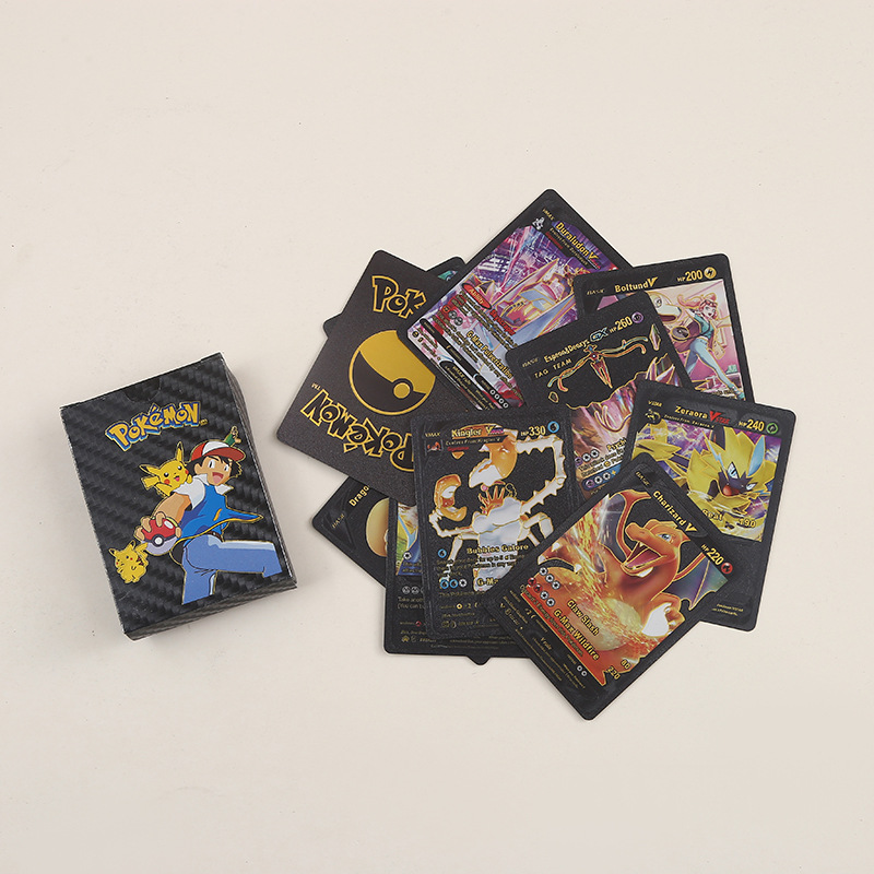 Black english [55 gold foil cards]