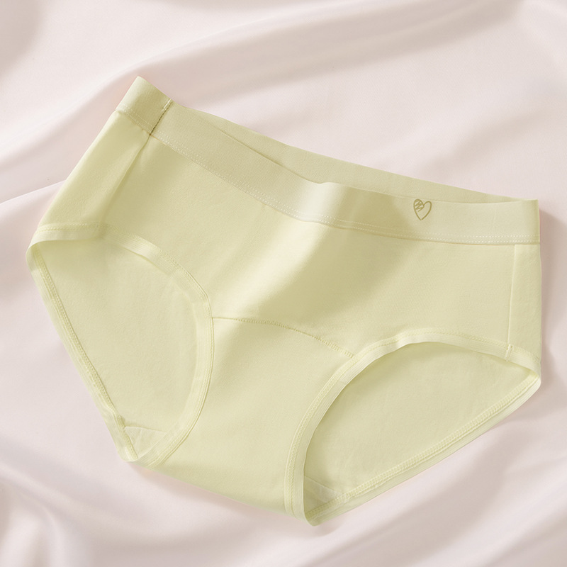 Serie desnuda ~ ropa interior de mujer sin costuras entrepierna inferior de algodón puro ropa interior de mujer cintura media calzoncillos transpirables cómodos mujeres