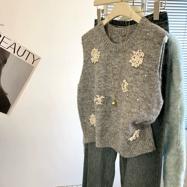 Gray vest