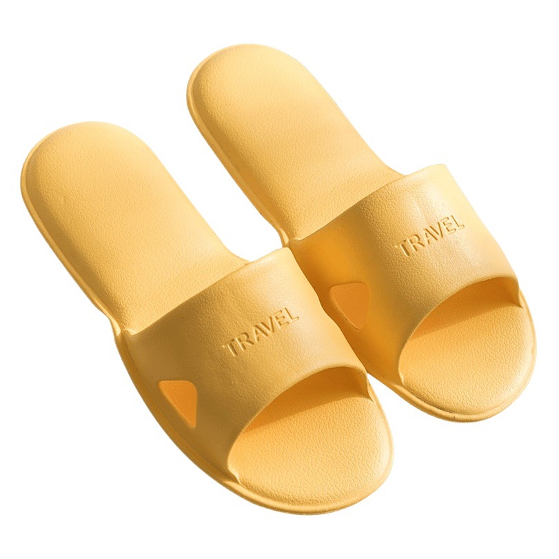 Zapatillas de baño casa de verano para mujer Hotel de viaje para hombres pareja plegable antideslizante baño en casa al por mayor zapatos planos