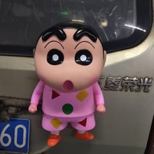 蜡笔小新日式风格汽车尾部装饰挂件超萌后备箱摆件