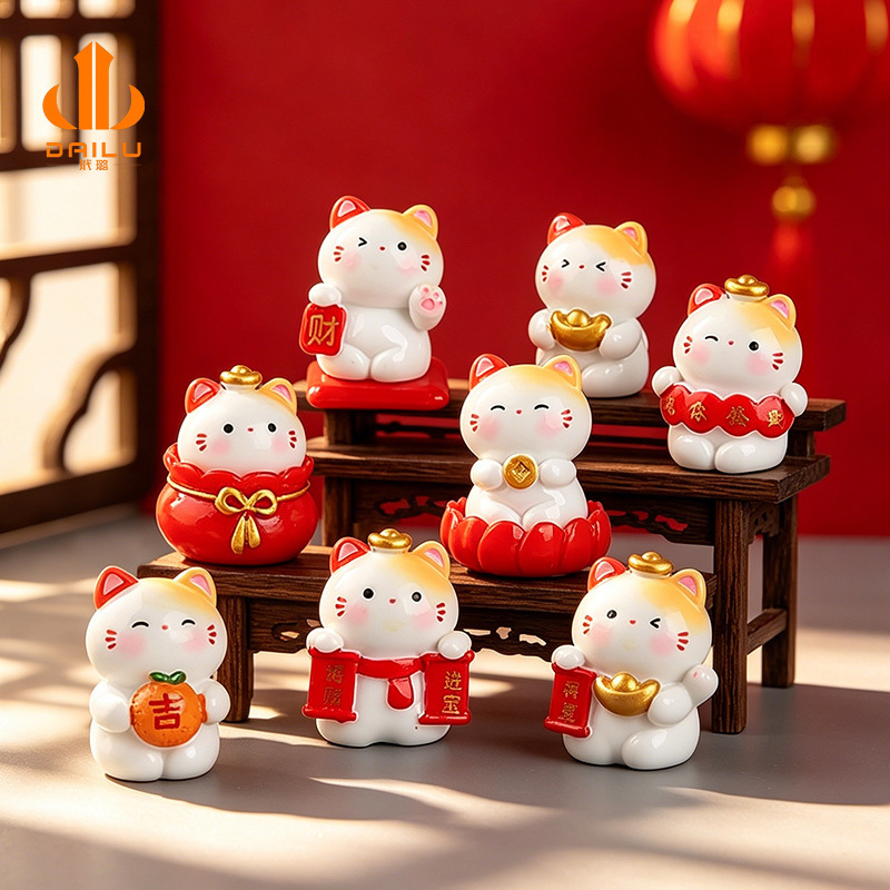 New Product: Wealth-Attracting Lucky Cat Home Decoration, DIY Resin Crafts, Desktop Resin Small Ornaments Wholesale New Product: Wealth-Attracting Lucky Cat Home Decoration, DIY Resin Crafts, Desktop Resin Small Ornaments Wholesale