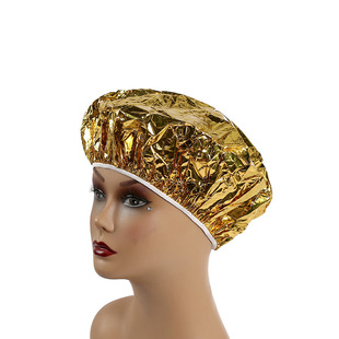 Cross-border beauty salon tin foil cap aluminum foil heat insulation cap gold cap silver cap hair treatment cap hair shower cap