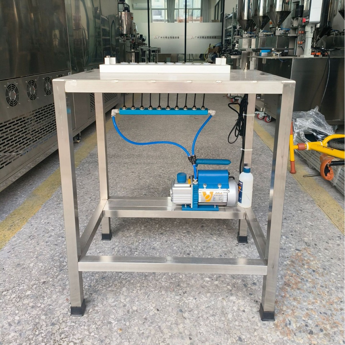 半自动口红灌装机10孔硅胶口红拔模机鸟嘴半硅胶口红脱模机