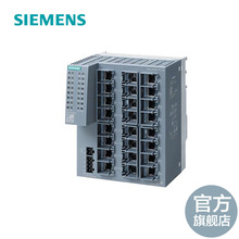 SCALANCE XC124，非管理型 IE 交换机，24个 10/100 Mbit/s RJ45 端口，LED 诊断， 错误信号触点含 设置按钮，冗余 电源 手册可供下载