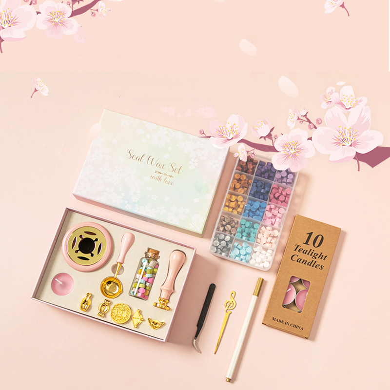 The new Sakura fire paint stove set is directly supplied from the manufacturer as a birthday gift and a complete set of fire paint seals is wholesale.