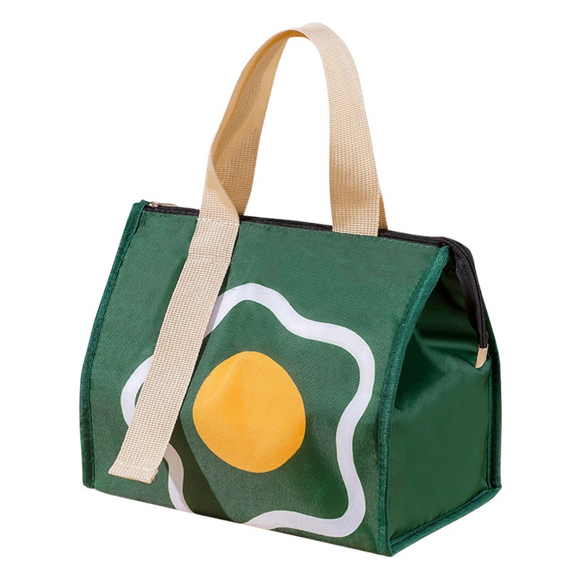 Bolsa aislada lonchera bolso de estudiante bolsa de almuerzo para el trabajo engrosada impermeable papel de aluminio caja de almuerzo bolsa transfronteriza exclusiva