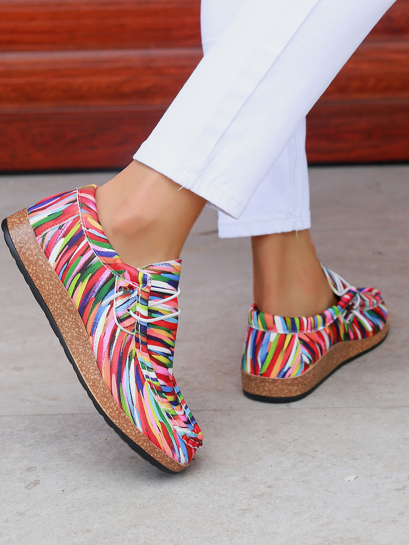 2024 new plus size board independent day color single one foot lazy shoes, canvas shoes_voghion.com