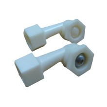 塑料ABS噴淋噴頭 白色黃銅拐角噴嘴噴霧型90度空調加濕真空箱錐形