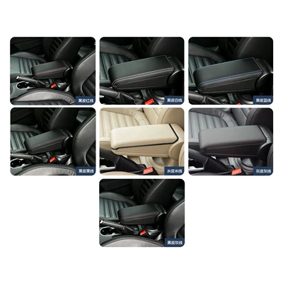 Sürətlər qutusu və əl tormozu başlıqları Car Armrest Box Leather Cover