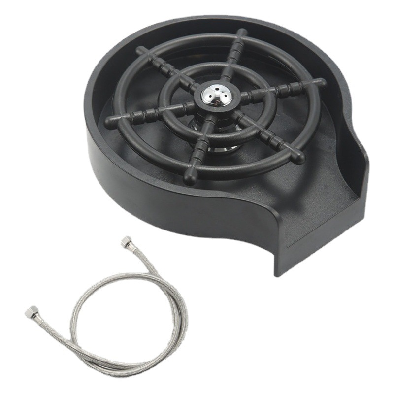 Hogar bar comercial de acero inoxidable taza automática lavadora cafetería limpieza libre tanque de lavado grifo de alta presión