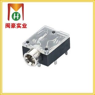 PJ-324 audio socket headset plug-in audio plug-in multi-pin audio input interface dual channel