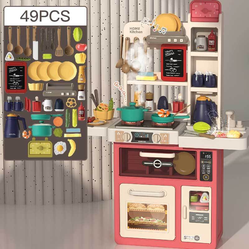 Baby Valley Niños Juguetes de cocina Niñas Cocinar Cocinas Simulaciones de cocina Regalo de cumpleaños de bebé de 3 años