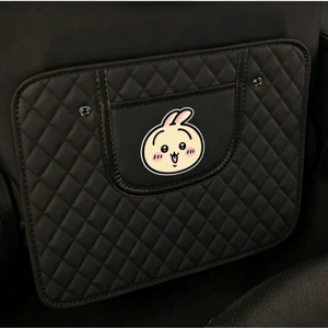 Car seat back anti-kick pad for children, rear seat anti-kick pad, Chiikawa cartoon cute Usagi seat anti-stain pad