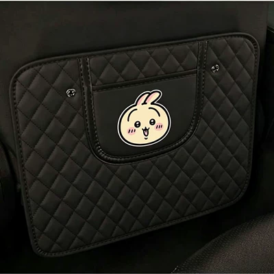 Car seat back anti-kick pad for children, rear seat anti-kick pad, Chiikawa cartoon cute Usagi seat anti-stain pad