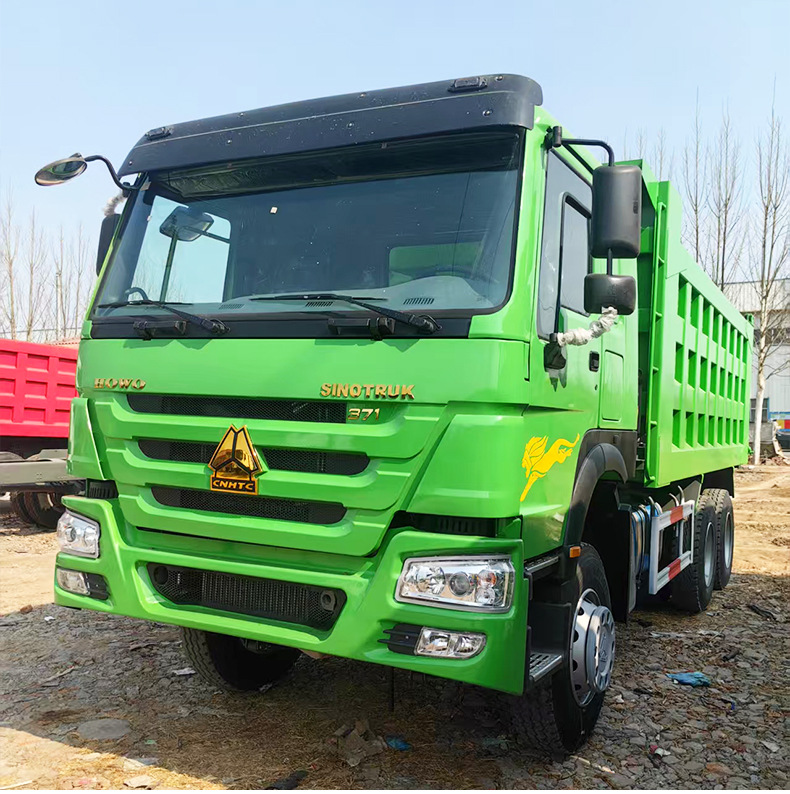 Export Heavy-Duty Howo Dump Truck Rear Eight-Wheel Dump Engineering Vehicle Mining Dump Truck Used Road Truck in Stock