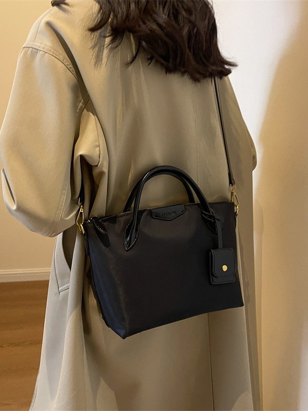 Bolso Tote Ligero de Tela Oxford para Mujer, Estilo Transfronterizo, Nuevo Modelo 2025, de Alta Gama, Moderno, de Gran Capacidad, Bolso Bandolera